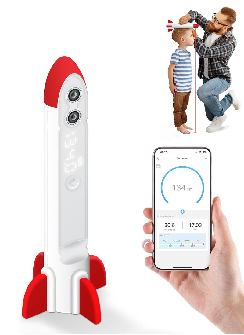 Height Meter - Wireless Ultrasonic - Smart Digital Height Meter for Kids with LED Screen