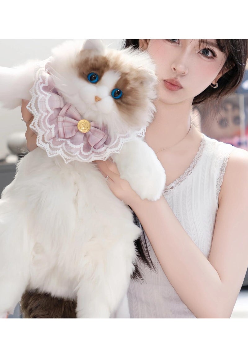 Simulation Ragdoll Cat Backpack Kitten Doll Doll Plush Doll Toy Birthday Gift Female