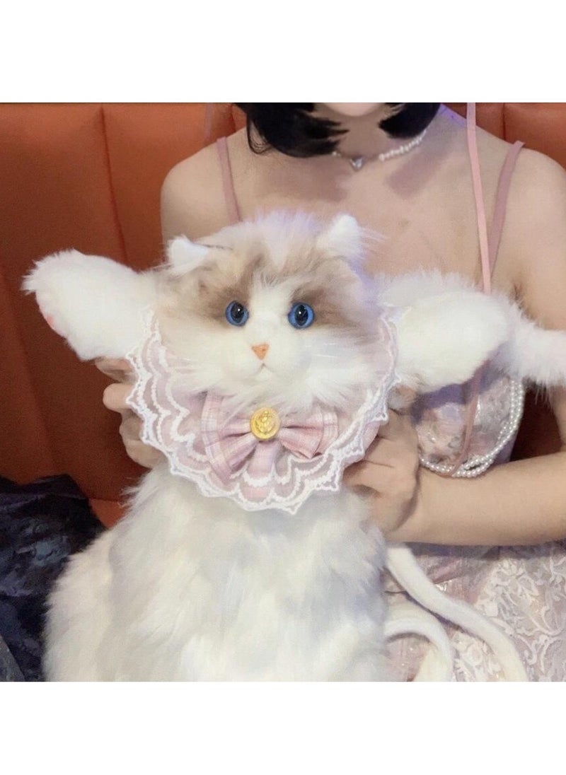 Simulation Ragdoll Cat Backpack Kitten Doll Doll Plush Doll Toy Birthday Gift Female