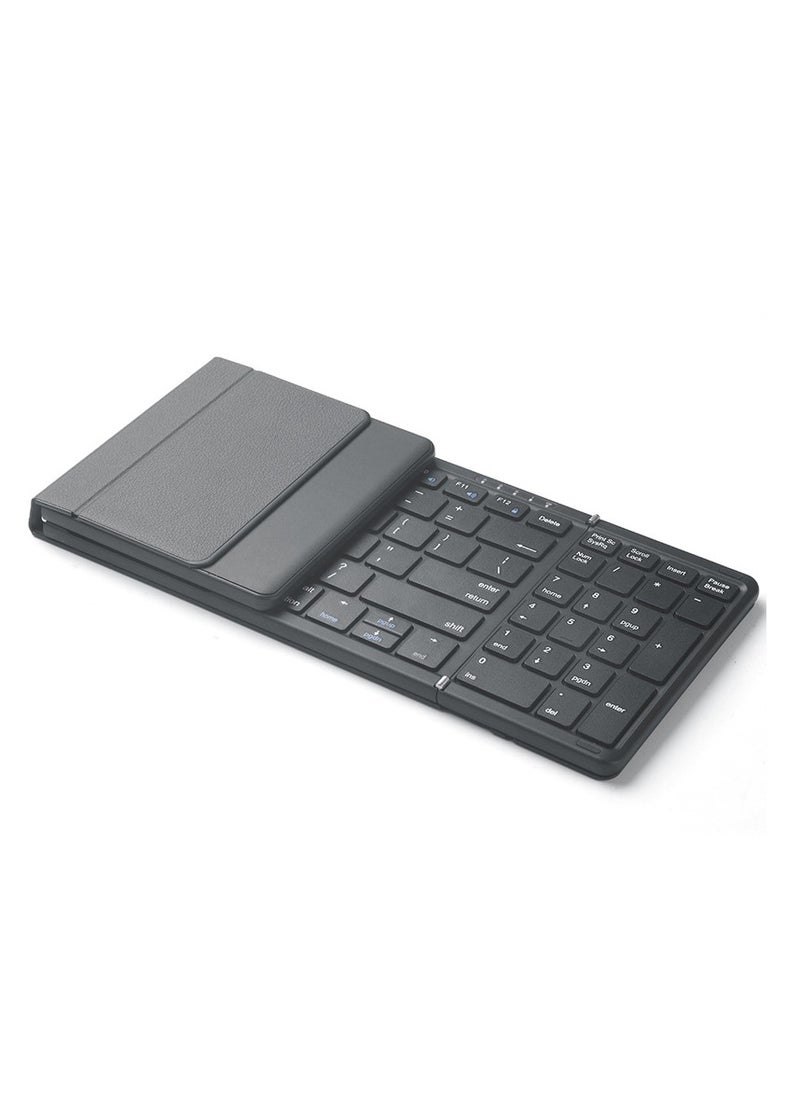 New B099T Triple Folding Portable Wireless Mini Touch Keyboard Bluetooth Touch IOS Portable Mobile Phone Tablet