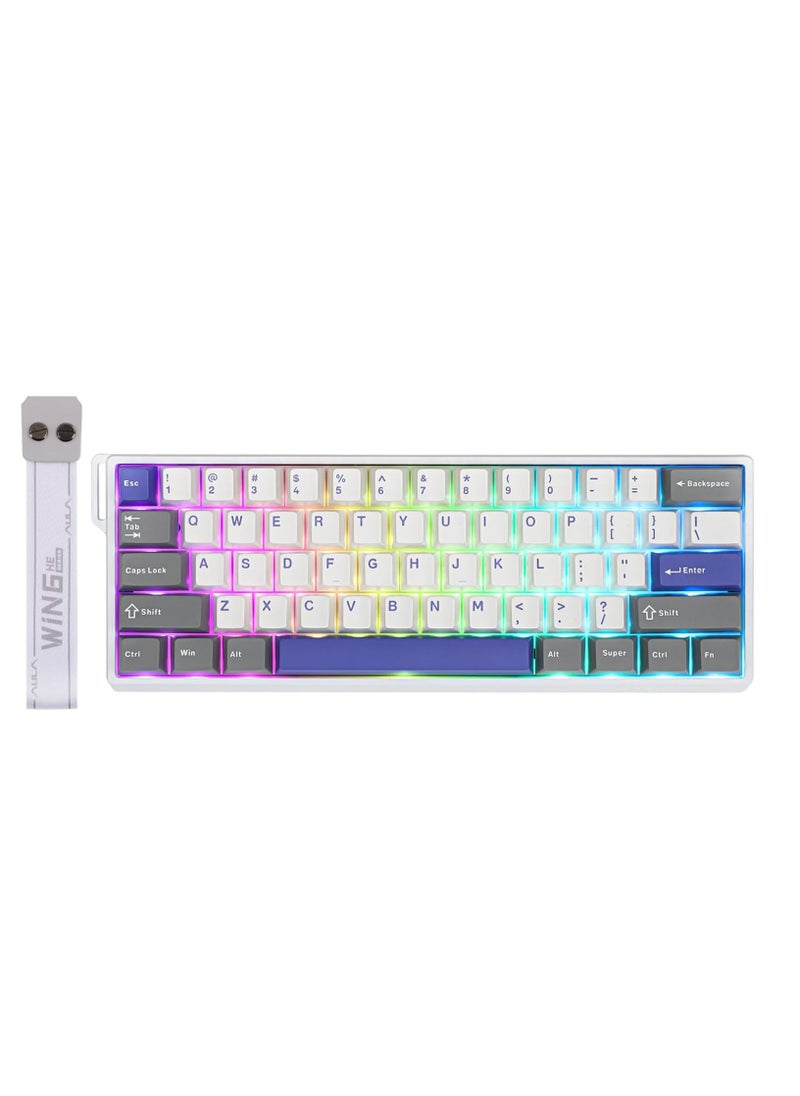 EPOMAKER AULA WIN60 HE 60% Wired Magnetic Keyboard with Adjustable Actuation, 8000 Hz Polling Rate