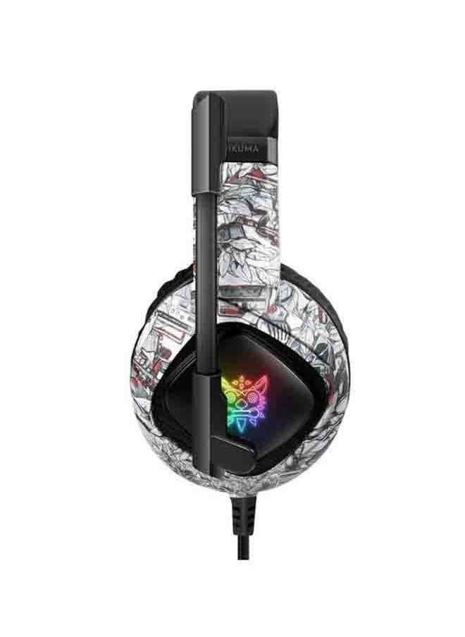 K19 Gaming Wired Headset with Microphone – High-Quality Stereo Sound, Comfortable Over-Ear Design, Noise-Cancelling Mic for PS4, PS5, Xbox One, Xbox Series X/S, Nintendo Switch, PC, Clear Voice Communication, Ideal for Gaming, Streaming & Audio