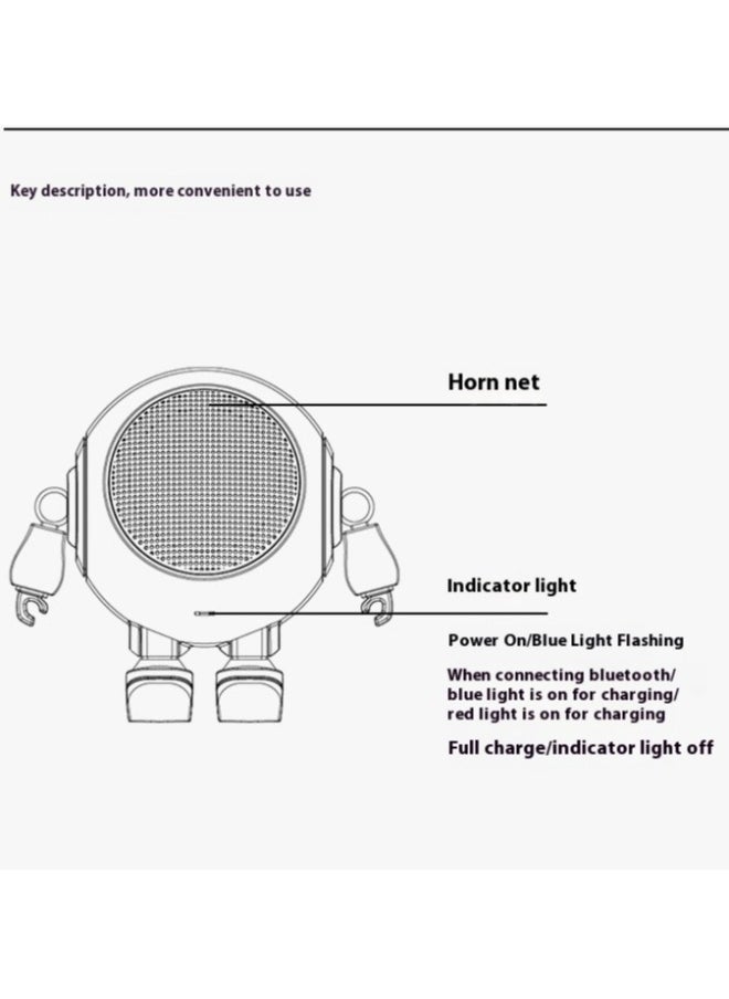 New Bluetooth robot speaker