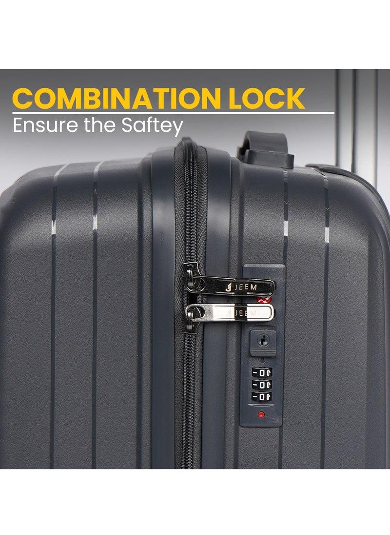 Travel Suitcase & Trolley Set - Luggage Bag PP 02, Lightweight Suitcase Set & Carry-On Luggage