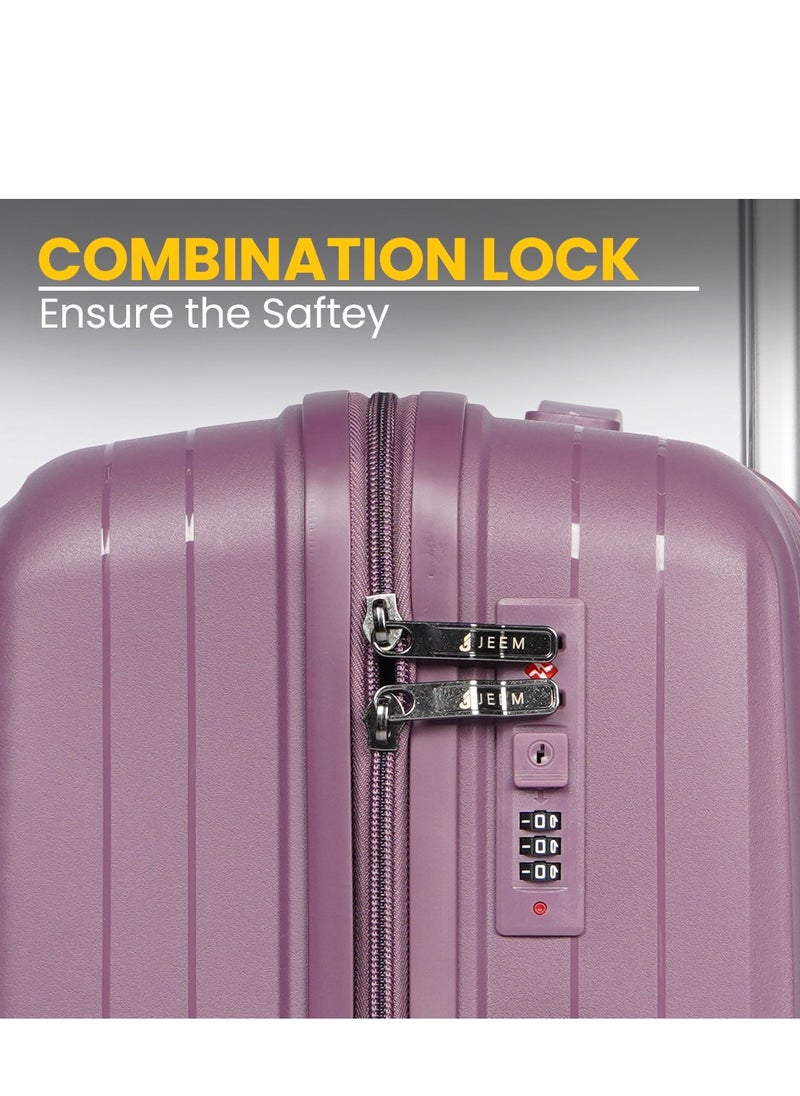 Travel Suitcase & Trolley Set - Luggage Bag PP 02, Lightweight Suitcase Set & Carry-On Luggage