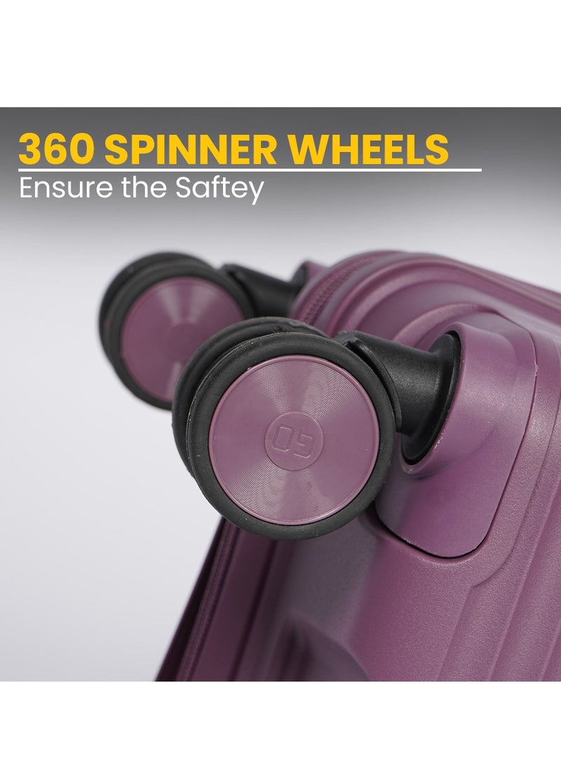 Travel Suitcase & Trolley Set - Luggage Bag PP 02, Lightweight Suitcase Set & Carry-On Luggage