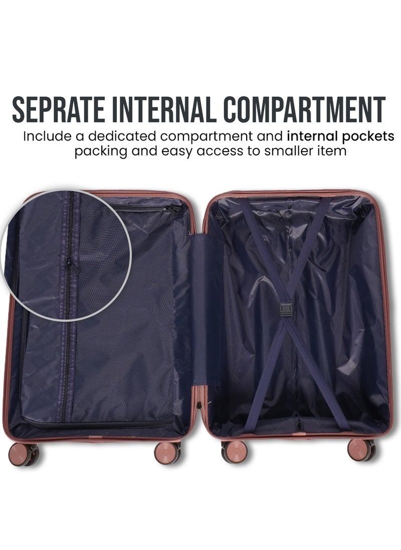 Travel Suitcase & Trolley Set - Luggage Bag PP 02, Lightweight Suitcase Set & Carry-On Luggage