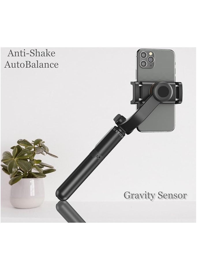 Mobile Gimbal Q08 Video Recording Stabilizer – Antishake & Stabilized Photo & Video Shoot, Single Axis Gimbal for Smooth, Professional-Quality Shots – Ideal for Smartphones
