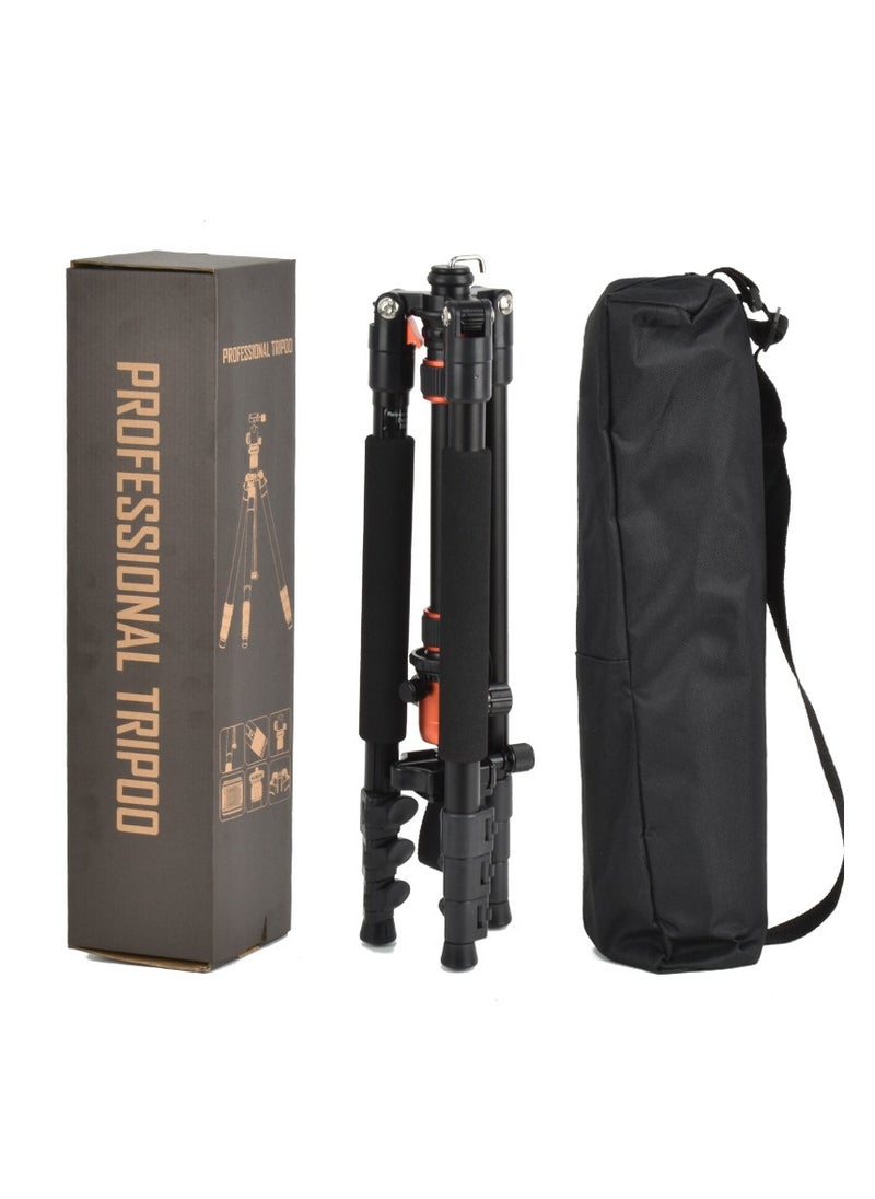 1.7m Professional SLR Camera Tripod Outdoor Mobile Phone Photography Stand Aluminum Alloy Monopod Reverse Stand