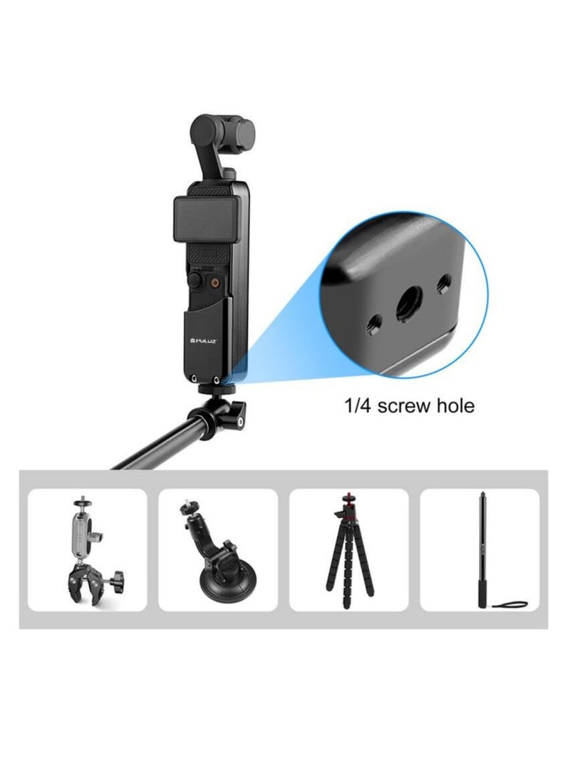 Metal Protection Cage/Extension Bracket for DJI Osmo Pocket 3 with Mounting Adapter Connectable Tripod Selfie Stick