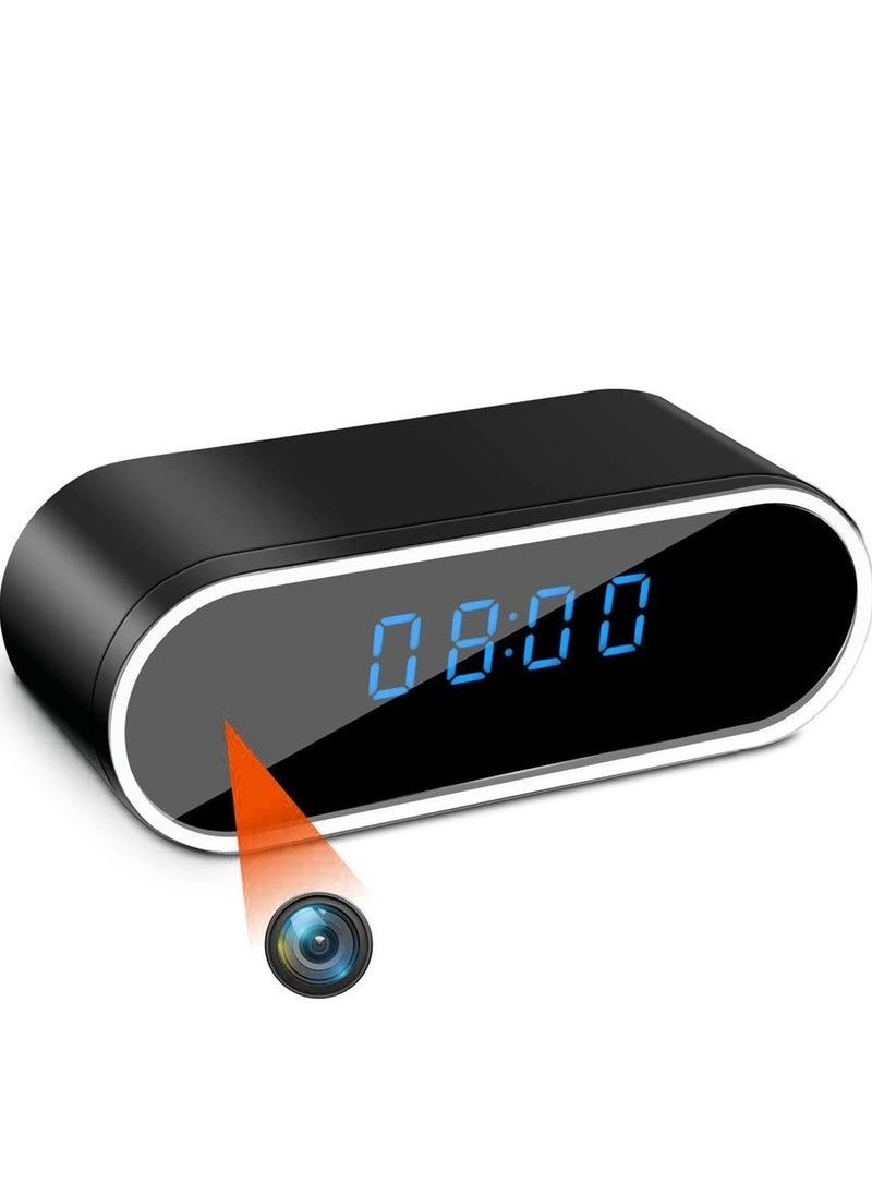 Security Camera with Clock, HD 1080P Indoor WiFi Camera with Night Vision and Motion Detection, Nanny Camera for Home Office, and more.