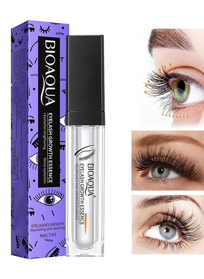 Eyelash Growth Essence, Fuller And Longer Looking Lashes Lash Enhancing Serum For Natural Lashes Or Lash Extensions And Brows, Vegan And Cruelty-Free 7ML