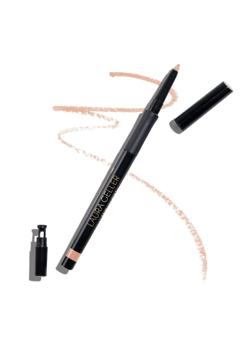 LAURA GELLER NEW YORK INKcredible Gel Eyeliner - Beige to Beige - Waterproof Smudge-proof Eyeliner Pencil - Built in Sharpener
