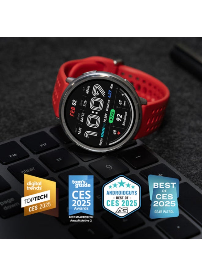 Active 2R - The Everyday Smartwatch Black Sport Silicone
