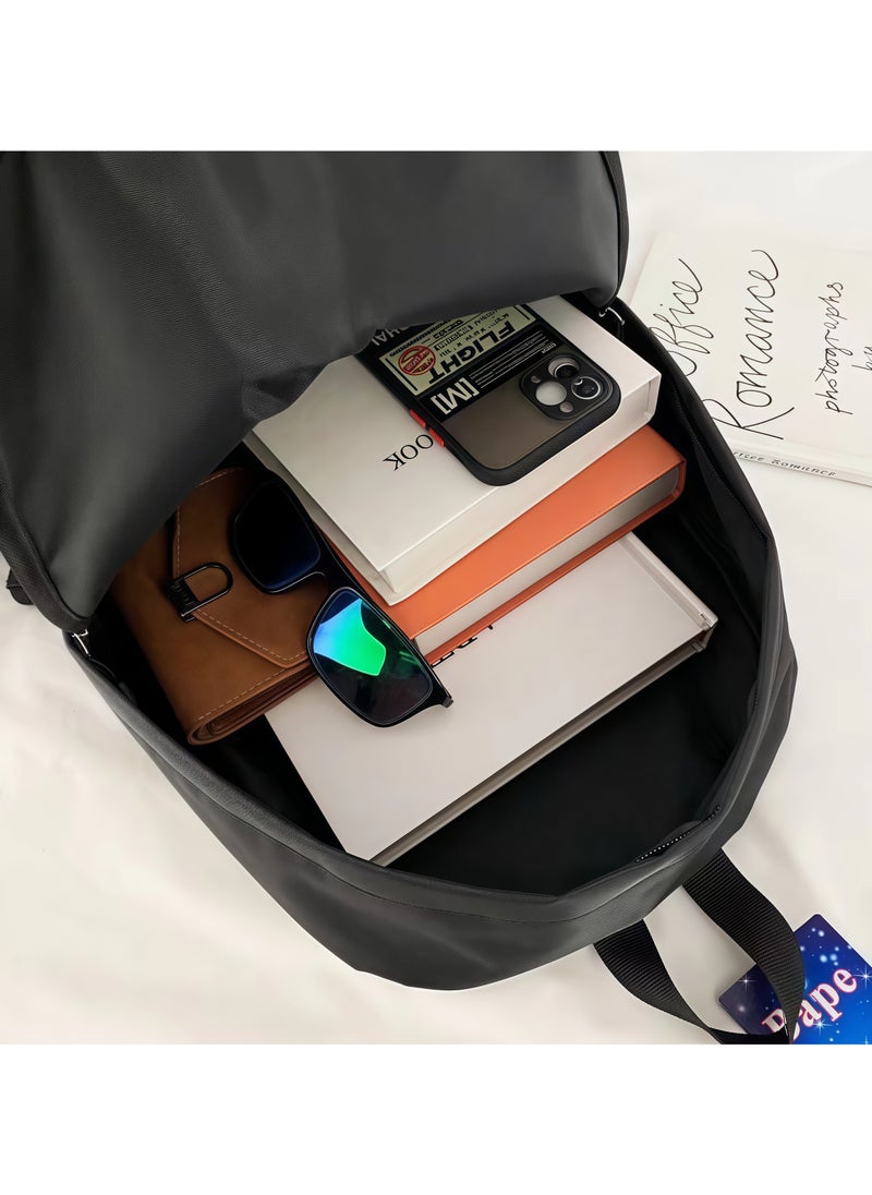 Shark Print Large Capacity Backpack Funny Fashion Casual Backpack High School Student College Student Backpack 31*41*14CM