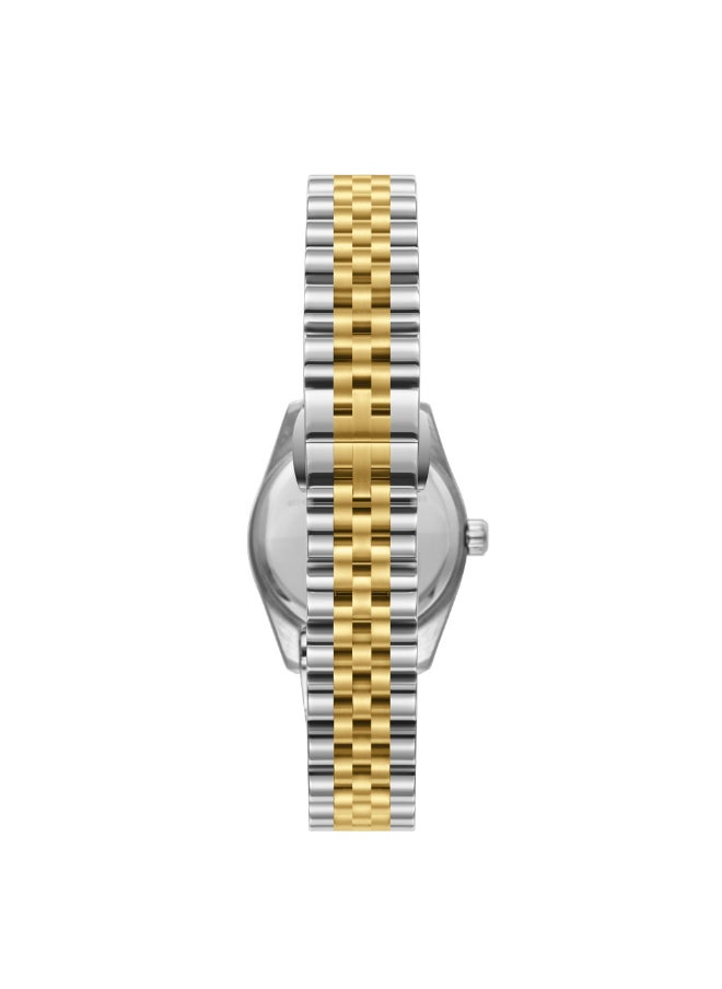 BEVERLY HILLS POLO CLUB BP3707X.220 Women Analog Display Watch & Metal Strap Silver/Gold
