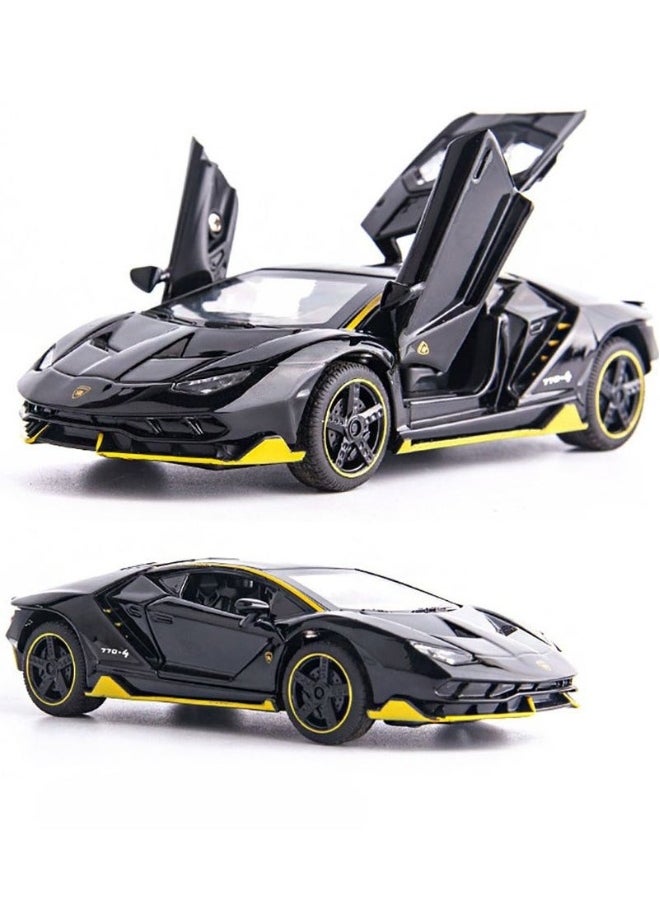 770-4 Diecast Car Zinc Alloy Sound and Light Model Car