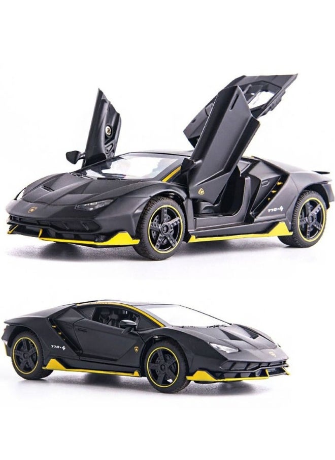 770-4 Diecast Car Zinc Alloy Sound and Light Model Car