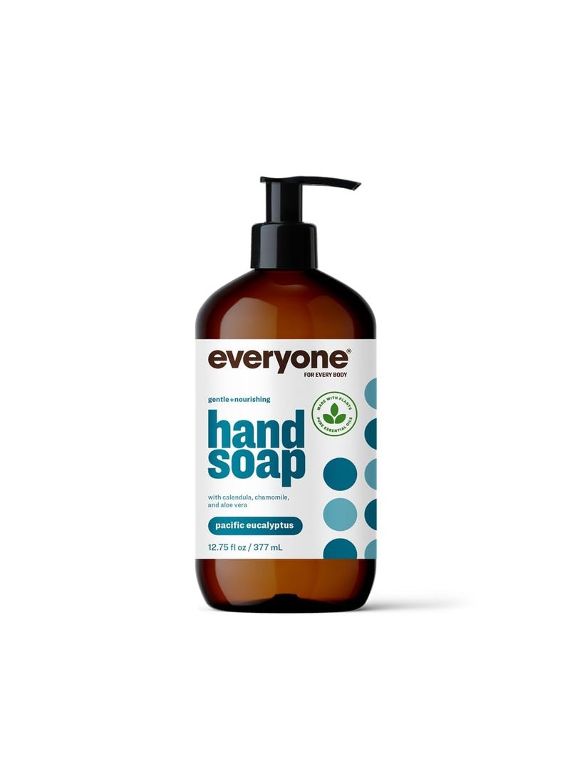 Everyone Liquid Hand Soap, 12.75 Ounce (Pack of 1), Pacific Eucalyptus, Plant-Based Cleanser with Pure Essential Oils