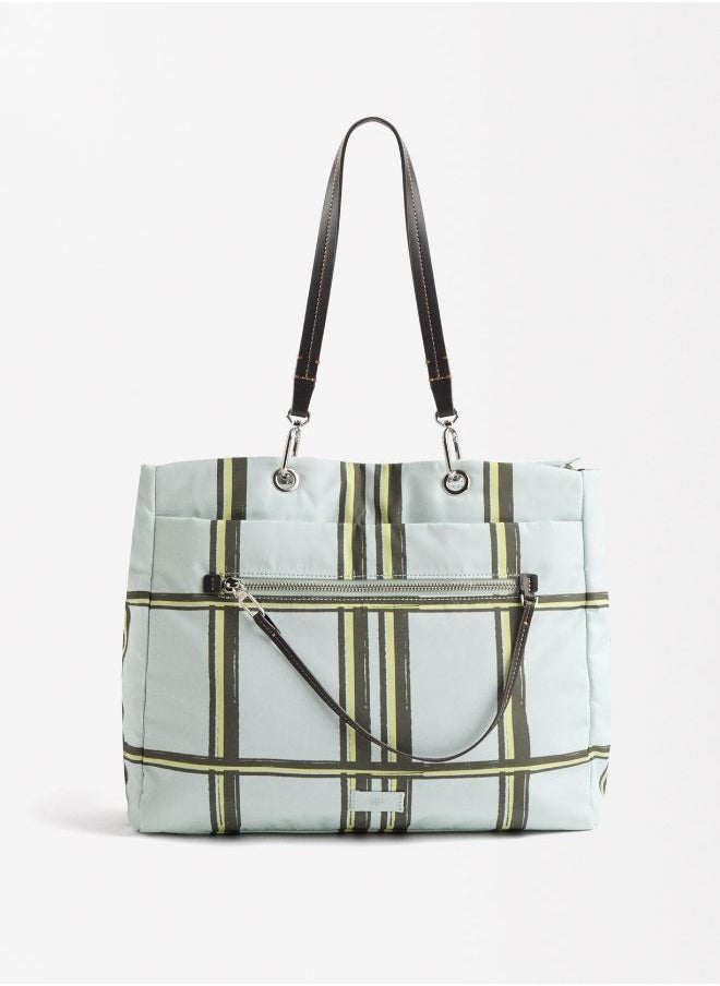 PRINTED NYLON TOTE BAG