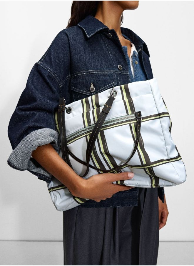 PRINTED NYLON TOTE BAG