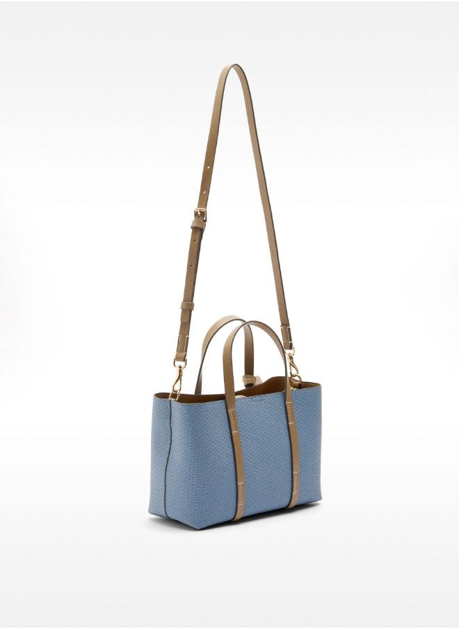 TOTE BAG WITH TEXTURE