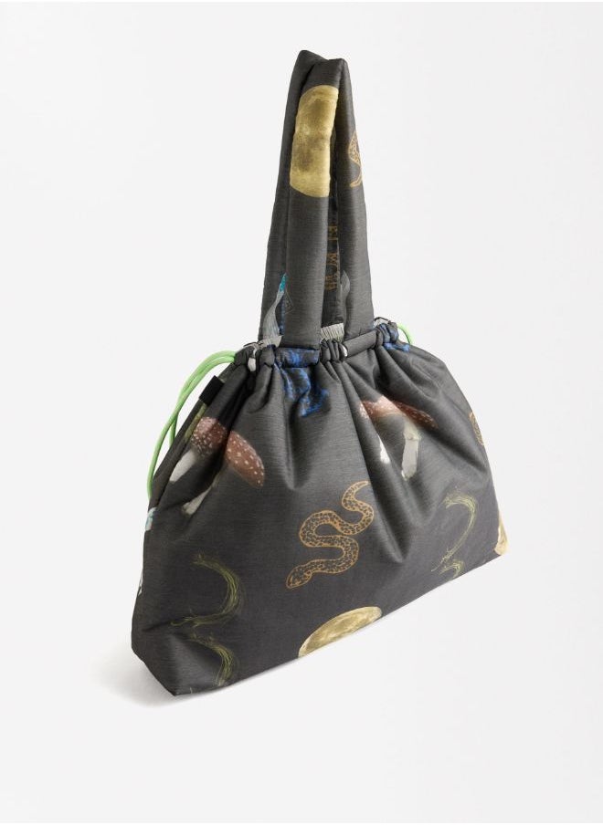 PRINTED NYLON TOTE BAG