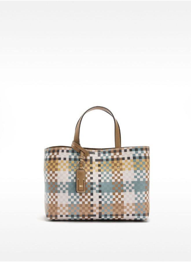 CHECKERED TOTE BAG