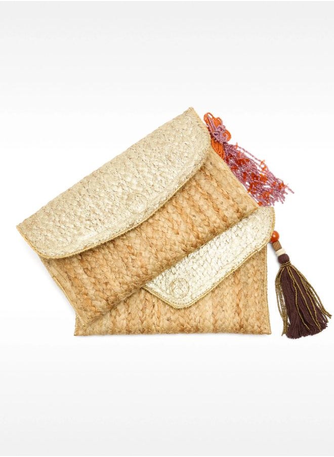 METALIZED JUTE PARTY BAG
