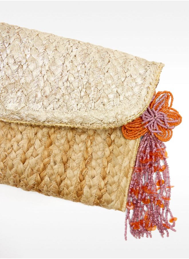 METALIZED JUTE PARTY BAG