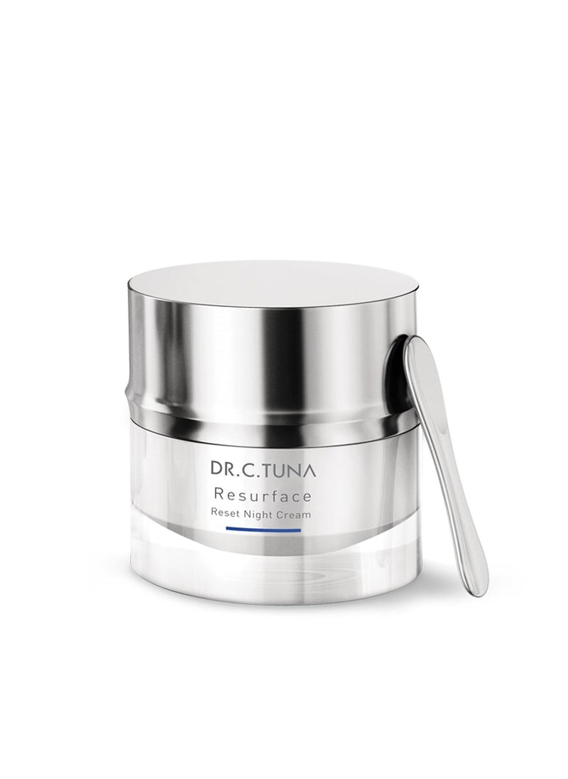 FARMASI Dr C Tuna Resurface Reset Night Cream Face Moisturizer Lotion Revitalizing  Firming AntiWrinkle for All Skin Types Anti Aging Cream Skin Care for Face  Neck Retinol Cream 17 Fl Oz