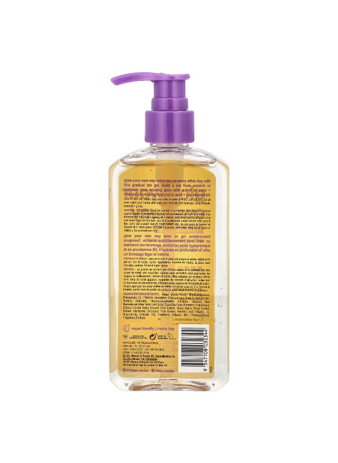 b.tan, Glow Your Own Way, Hydrated AF, Gradual Face + Body Gel, 8 fl oz (236 ml)