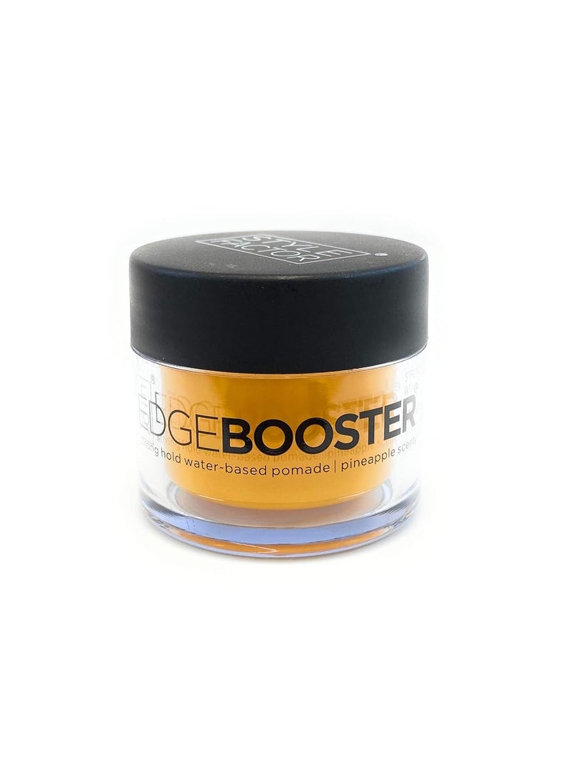 Style Factor EDGE BOOSTER Strong Hold Water Base Pomade Excellent for Taming Edges  Braiding Hair Pineapple 085oz