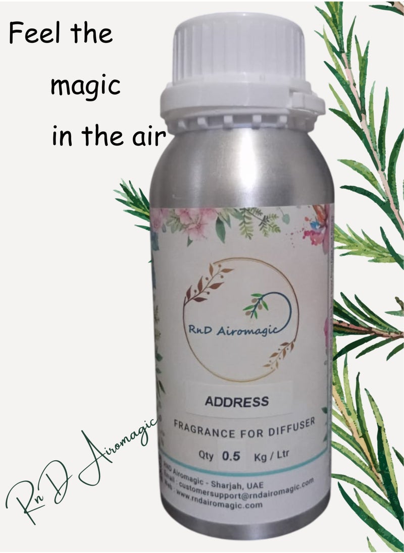 RnD Airomagic Airomagic Address Aroma Oil for Diffuser 500ml