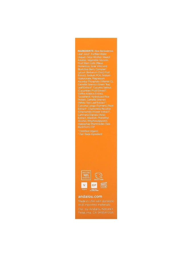 Andalou Naturals, Luminous Eye Serum, Brightening, 0.6 fl oz (18 ml)