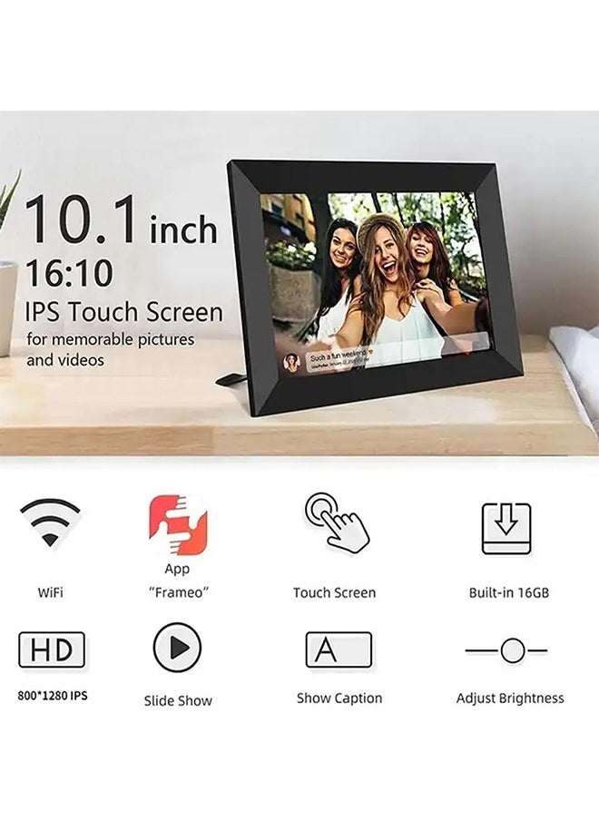 10.1 Inch LCD Screen Digital Photo Frame for Bedroom Furniture, Smart Digital Picture Frame 800 * 1280 Screen Resolution, 32GB Large Capacity