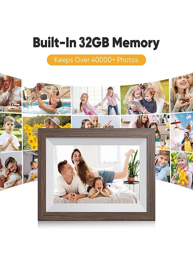 10.1 Inch LCD Screen Digital Photo Frame for Bedroom Furniture, Smart Digital Picture Frame 800 * 1280 Screen Resolution, 32GB Large Capacity
