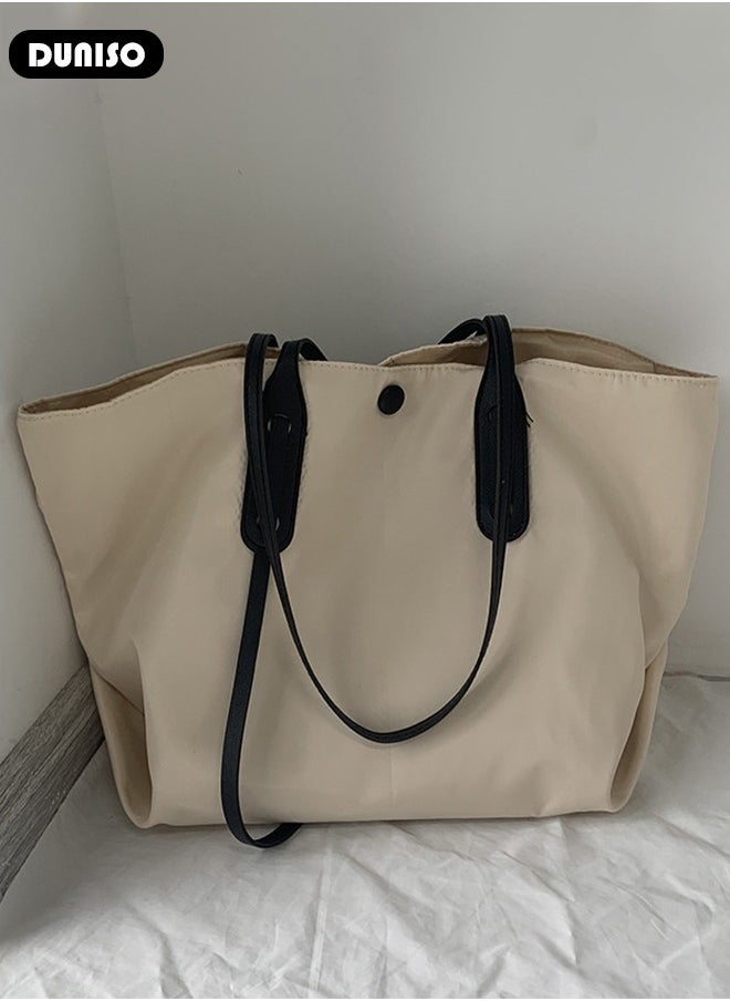 Tote Bag Large-capacity Handbag Fashionable Quilted Shoulder Bag For Women Large Capacity Bucket Bag Travel Messenger Shoulder Bag For Ladies Girls College Students