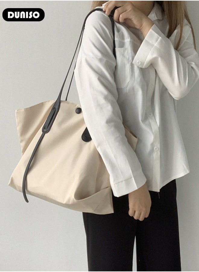 Tote Bag Large-capacity Handbag Fashionable Quilted Shoulder Bag For Women Large Capacity Bucket Bag Travel Messenger Shoulder Bag For Ladies Girls College Students