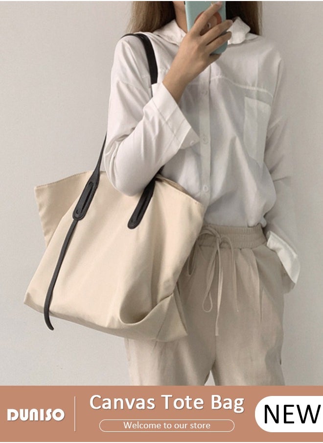 Tote Bag Large-capacity Handbag Fashionable Quilted Shoulder Bag For Women Large Capacity Bucket Bag Travel Messenger Shoulder Bag For Ladies Girls College Students