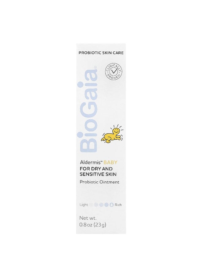 BioGaia, Aldermis Baby Probiotic Ointment, For Dry and Sensitive Skin, 0.8 oz (23 g)