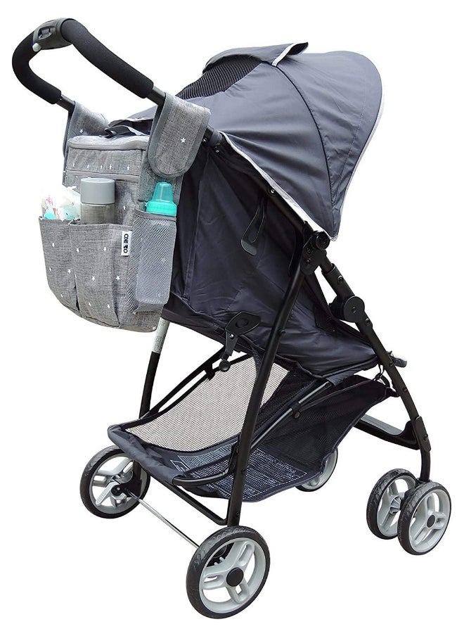 Baby Diaper Bag With High-quality Material And Adjustable Strap For Easy Carrying