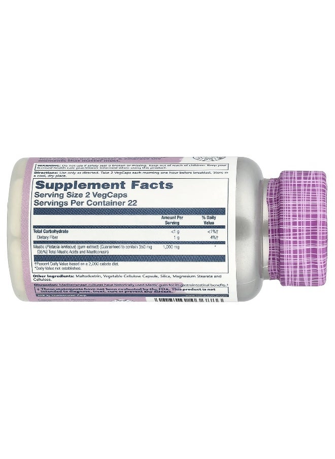 Solaray, Vital Extracts, Mastic Gum, 1,000 mg, 45 VegCaps (500 mg per Capsule)