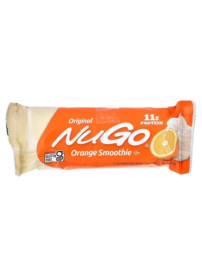 NuGo Nutrition, Orange Smoothie Bars, 15 Bars, 1.76 oz (50 g) Each