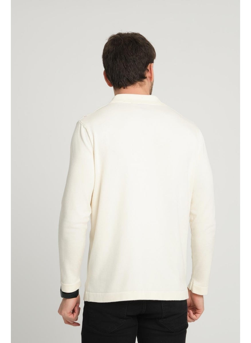 Alexandergardı Zippered Polo Neck Sweater (E23-6702)
