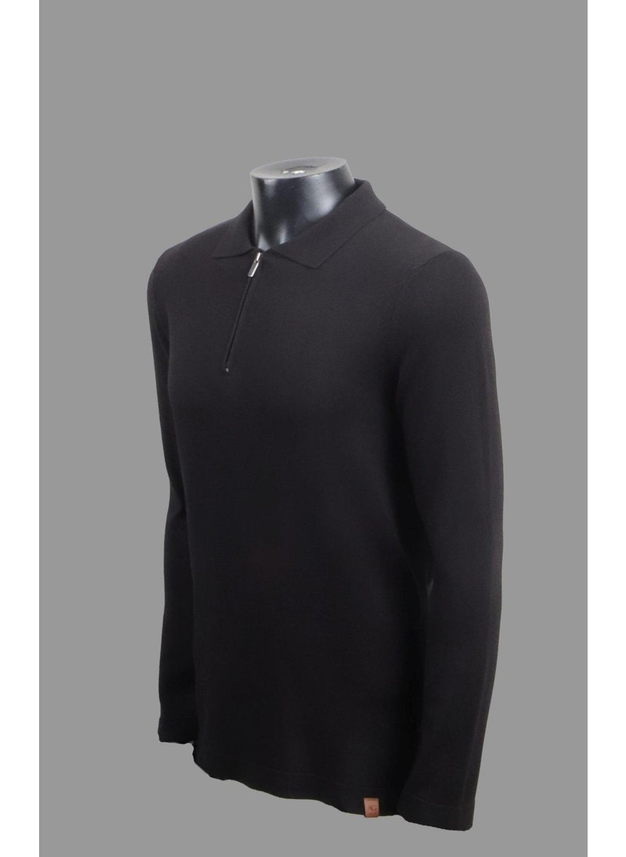 Alexandergardı Zippered Polo Neck Sweater (E23-6702)