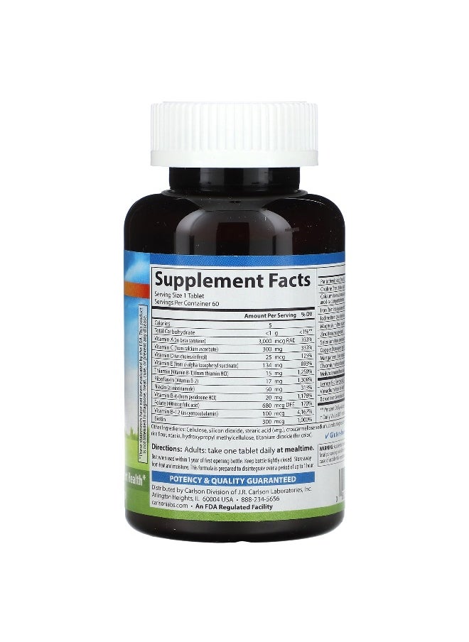 Carlson, Super 1 Daily, 60 Vegetarian Tablets