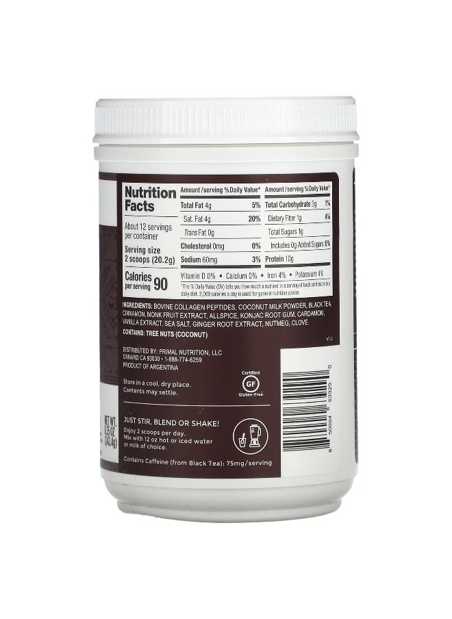 Primal Kitchen, Collagen Keto Latte, Chai Tea, 8.55 oz (242.4 g)