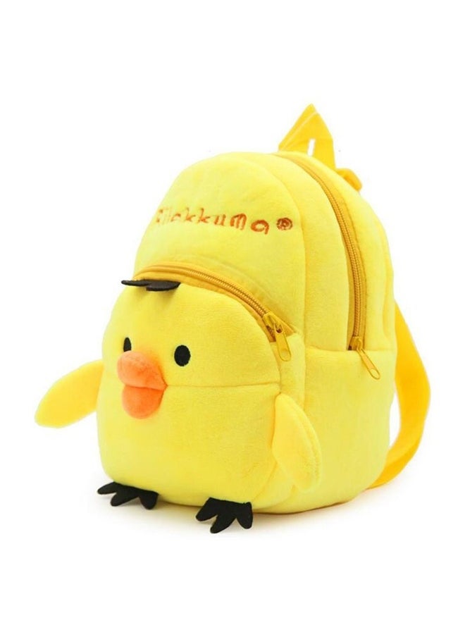 Cartoon Shape Kids Backpack Yellow