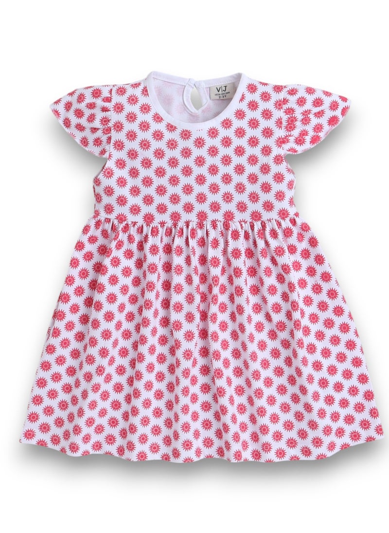 Victor and Jane All Over Printed Cap sleeve - Every Day Dress (Pack of 2)
